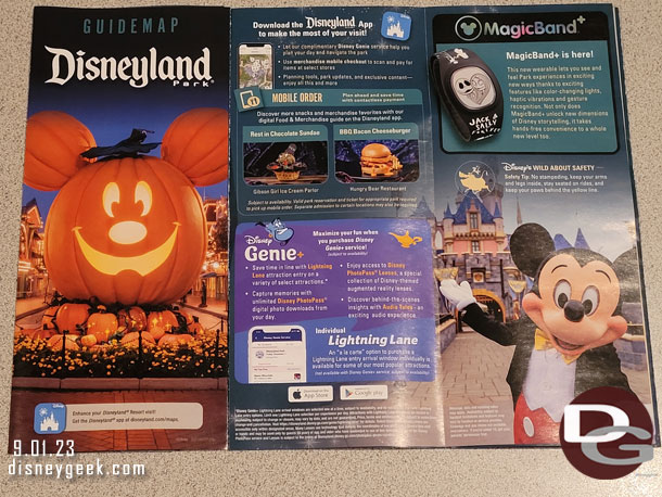 Disneyland Guidemap