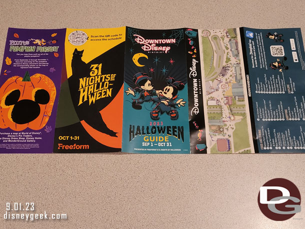 Downtown Disney Guidemap