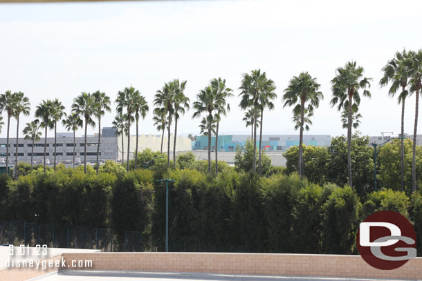 A few pictures from the parking structure as  walked to the escalators