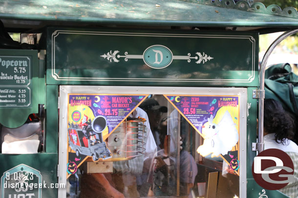 The popcorn bucket offerings in New Orleans Square