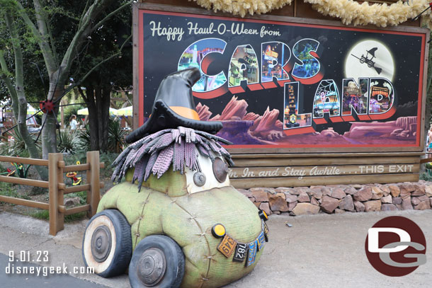 Cars Land is decked out for Haul-O-Ween