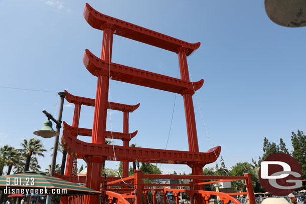 The Torii Gate Bridge is complete and open.