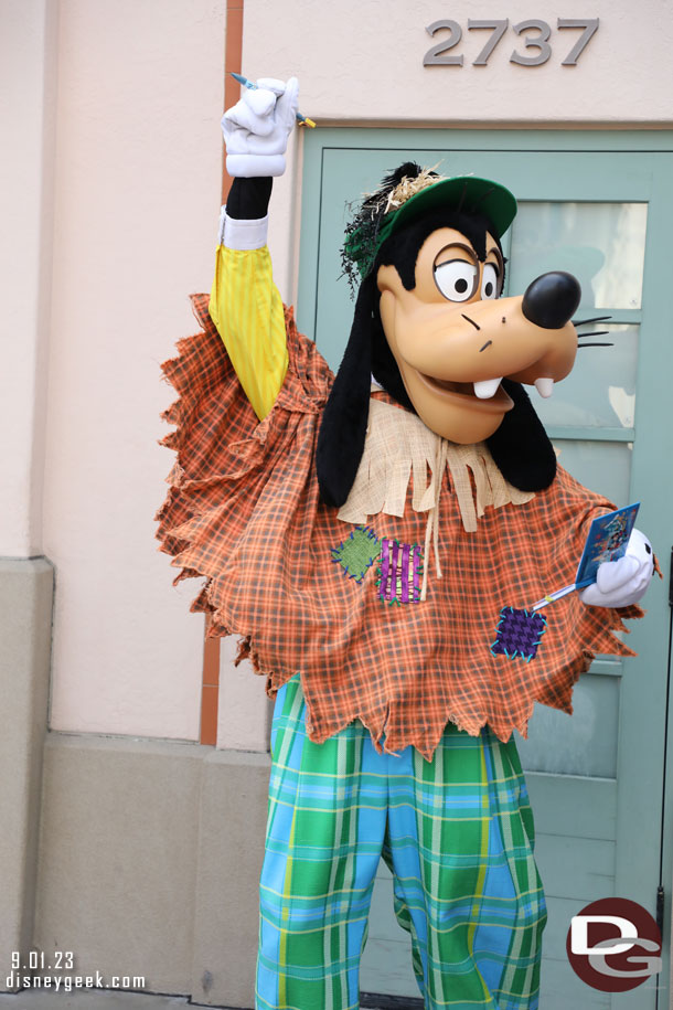 Goofy's costume this year