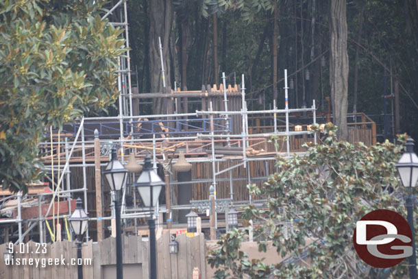 Looking back at the tree house