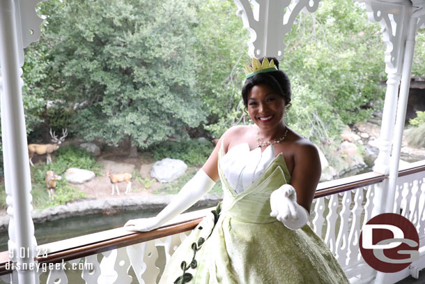 Princess Tiana was on the mid deck.