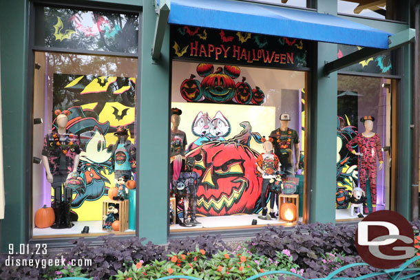 World of Disney Halloween window