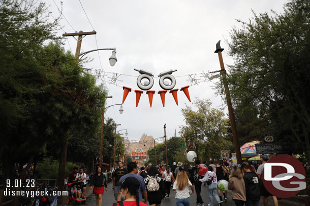 Cars Land Haul-O-Ween celebration