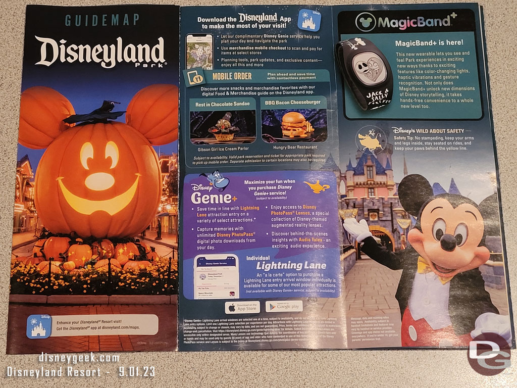 Disneyland Guidemap