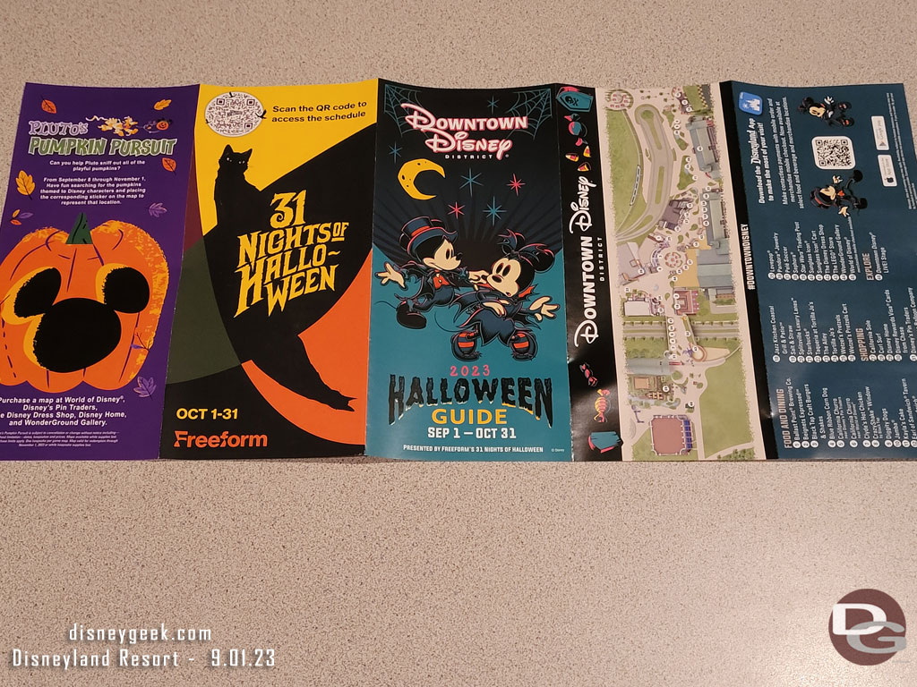 Downtown Disney Guidemap