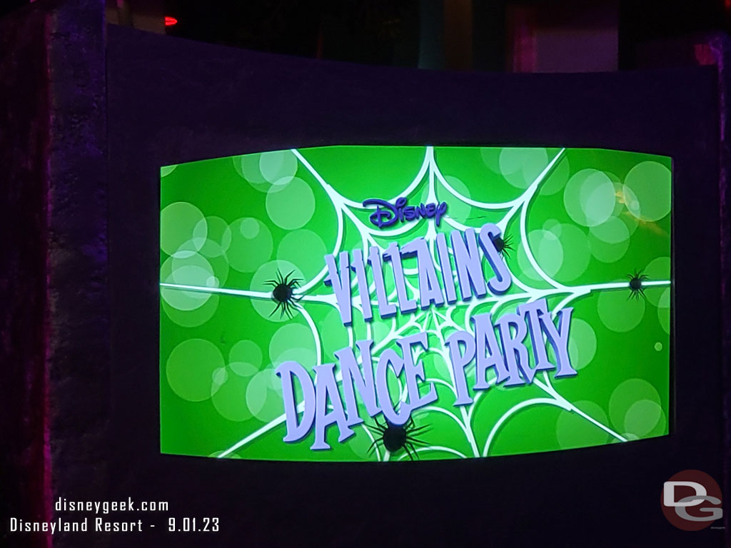 Tomorrowland Terrace is hosting the Villains Dance Party