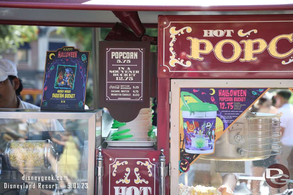 There are a number of popcorn buckets, sippers and toppers for Halloween available around the parks.