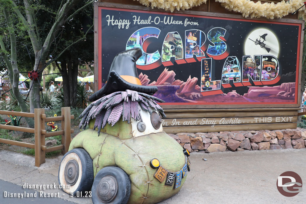 Cars Land is decked out for Haul-O-Ween