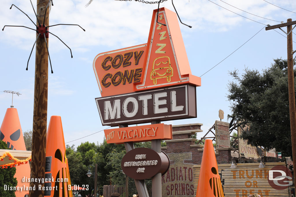 The Coze Cone sign renovation work has wrapped up