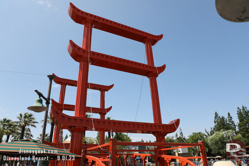 The Torii Gate Bridge is complete and open.