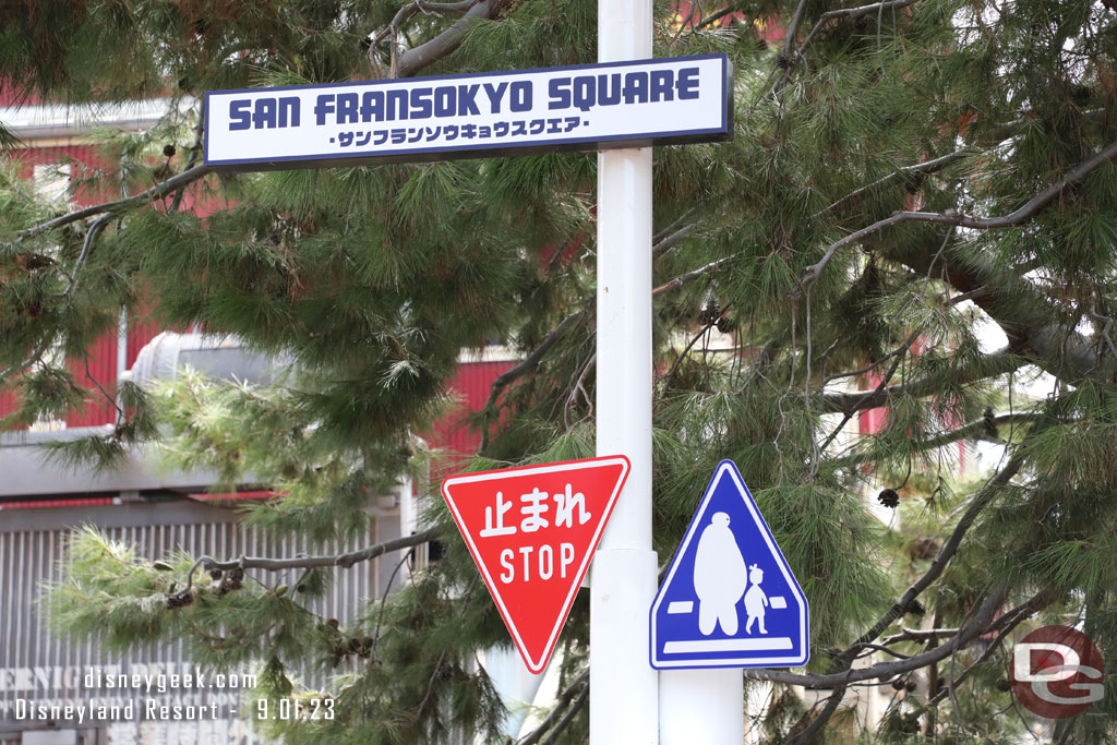 San Fransokyo Square signage