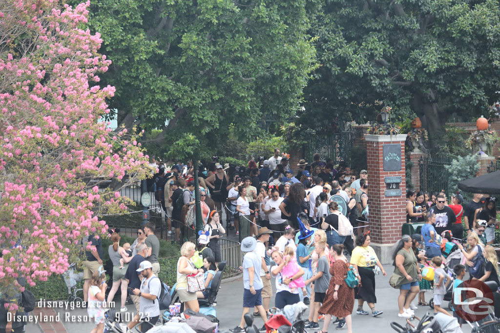 Haunted Mansion is now posted at 70 minutes and only using the switchbacks.