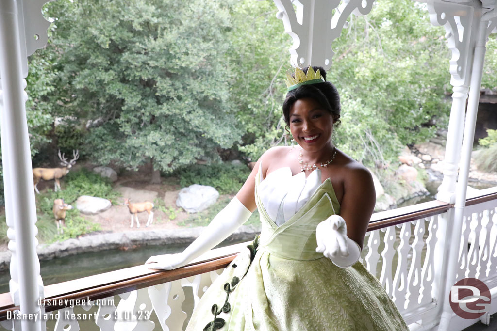 Princess Tiana was on the mid deck.