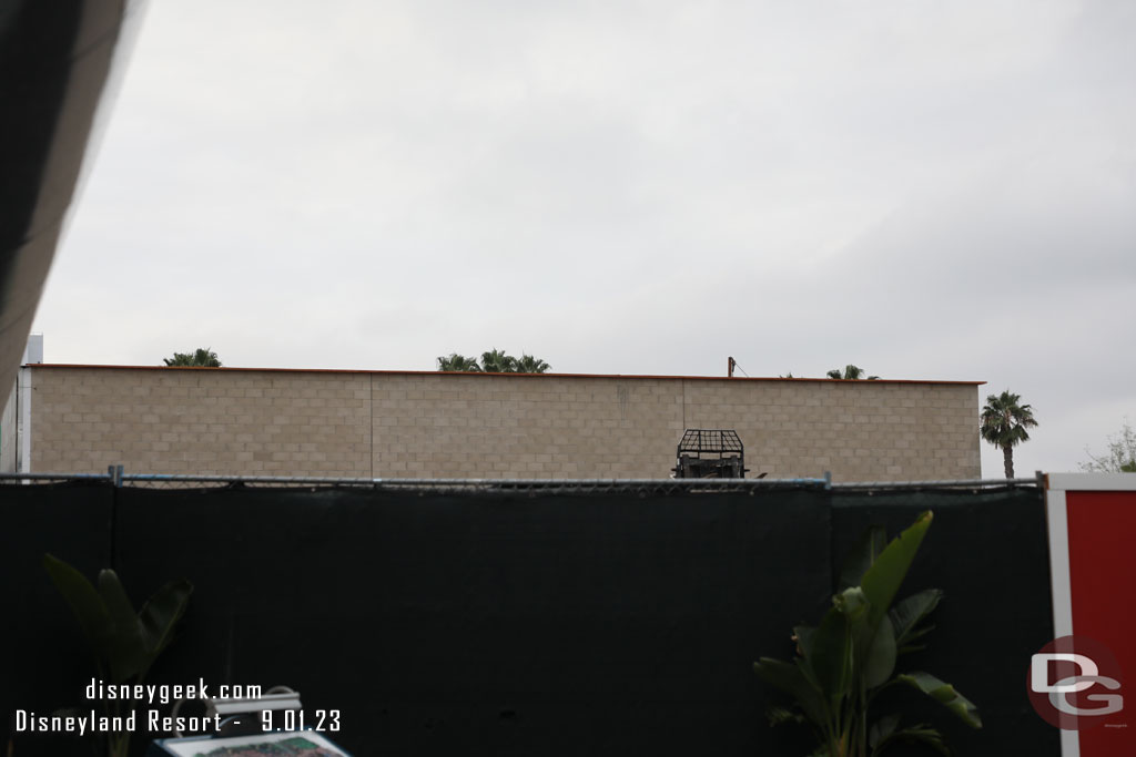 A look at the west end construction from ground level.. hopefully next visit I will be able to see some better views from the Monorail.