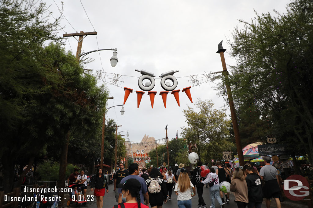 Cars Land Haul-O-Ween celebration