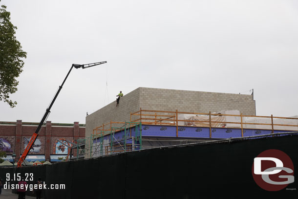 The Din Tai Fung restaurant continues to take shape.