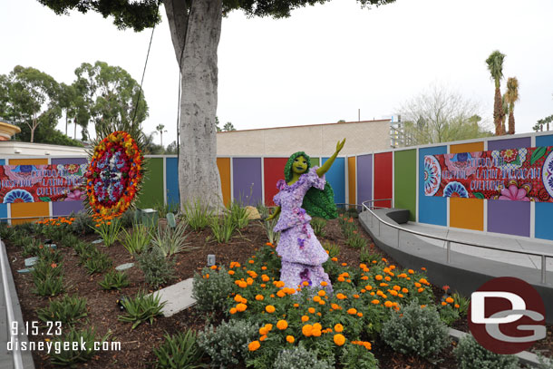 Downtown Disney is celebrating Hispanic and Latin American Cultures this month. Isabela from Encanto is in this planter