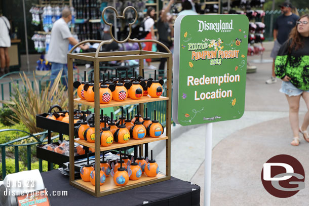 This is one of two redemption locations, the other is near World of Disney.