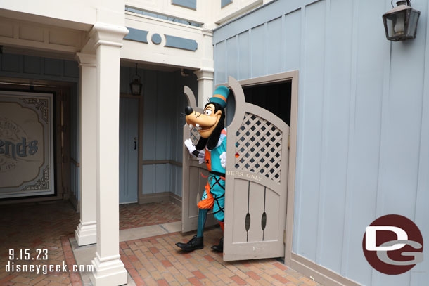 Goofy in his Halloween outfit