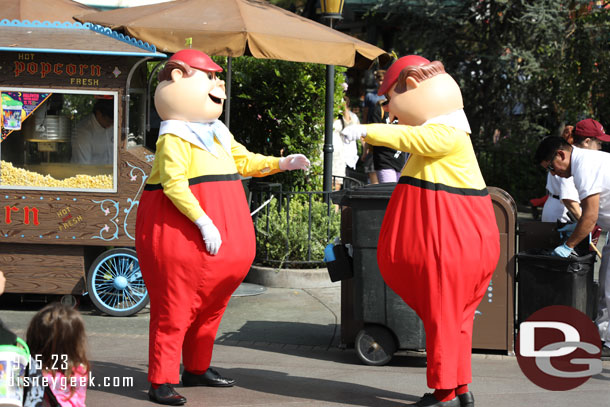 The Tweedles were up to something in Fantasyland