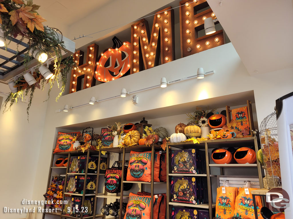 Disney Home Halloween merchandise