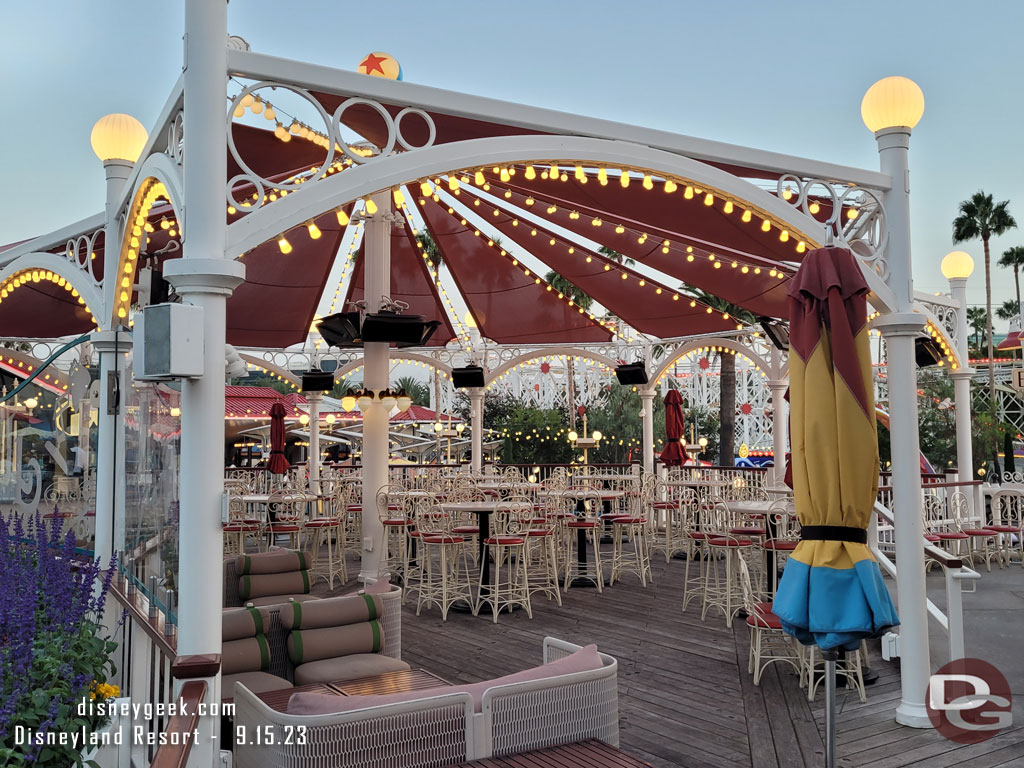 This seems like leaving money on the table..  the Lamplight Lounge Boardwalk Dining closes at 5pm.