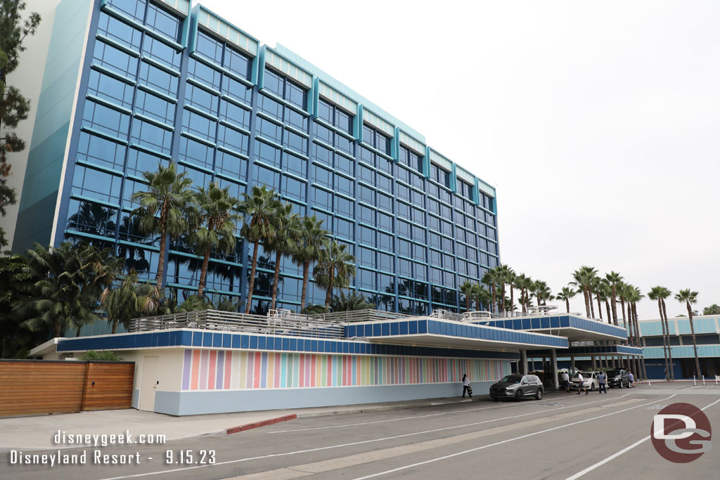 12:20pm - Arriving at the Disneyland Hotel