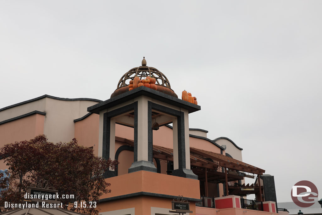 There are other pumpkins throughout Downtown Disney as decorations for the season.