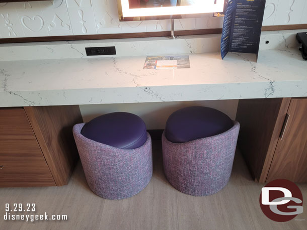 Stools to sit on