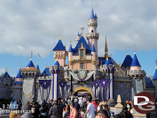 Sleeping Beauty Castle this afternoon
