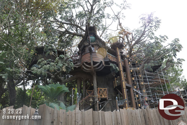 The Adventureland Treehouse project continues