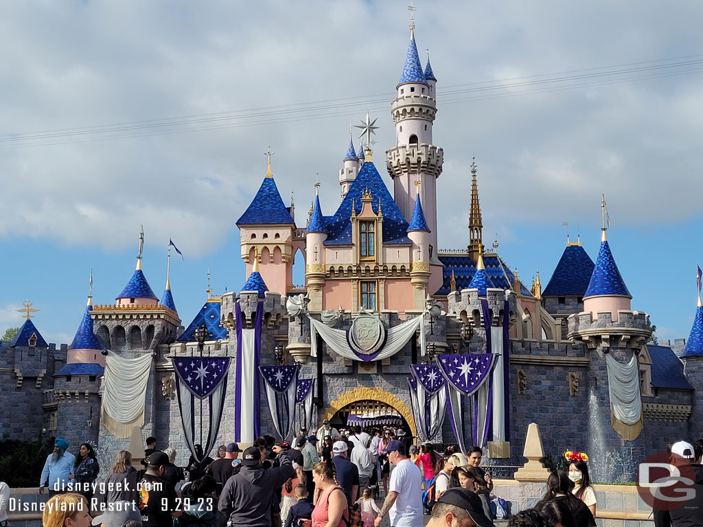 Sleeping Beauty Castle this afternoon
