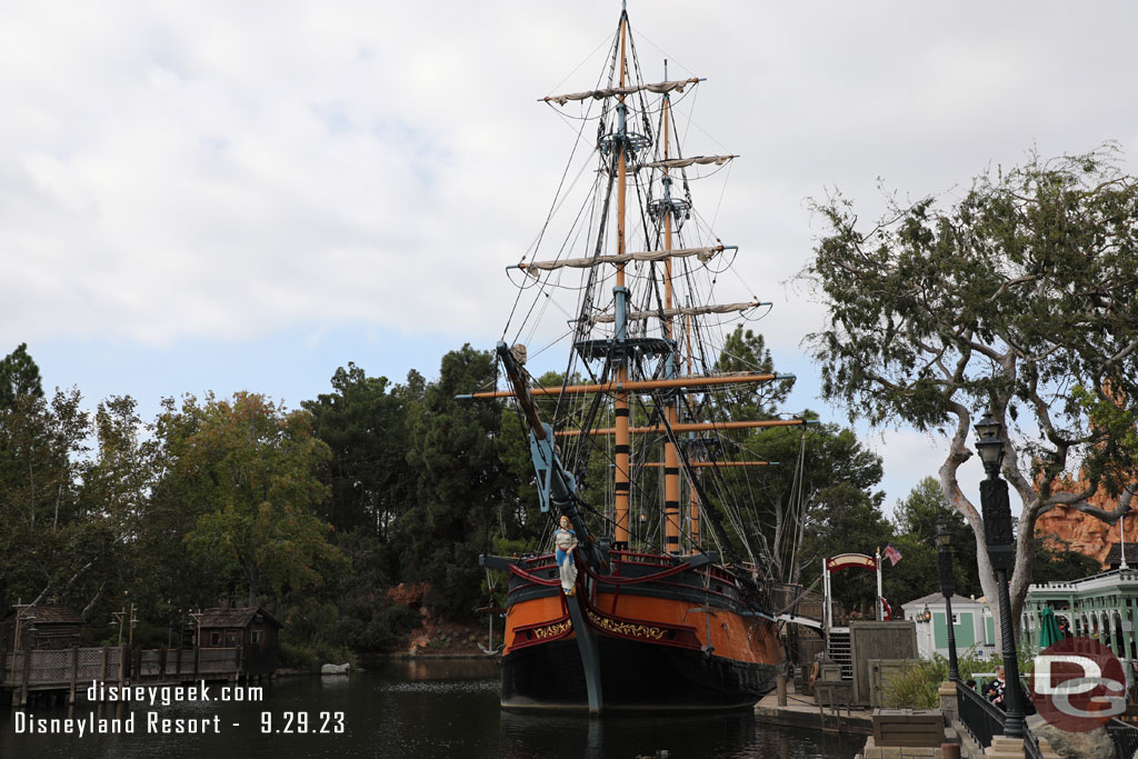 The Columbia was still listed as temporarily closed but no sign it was going to open today.