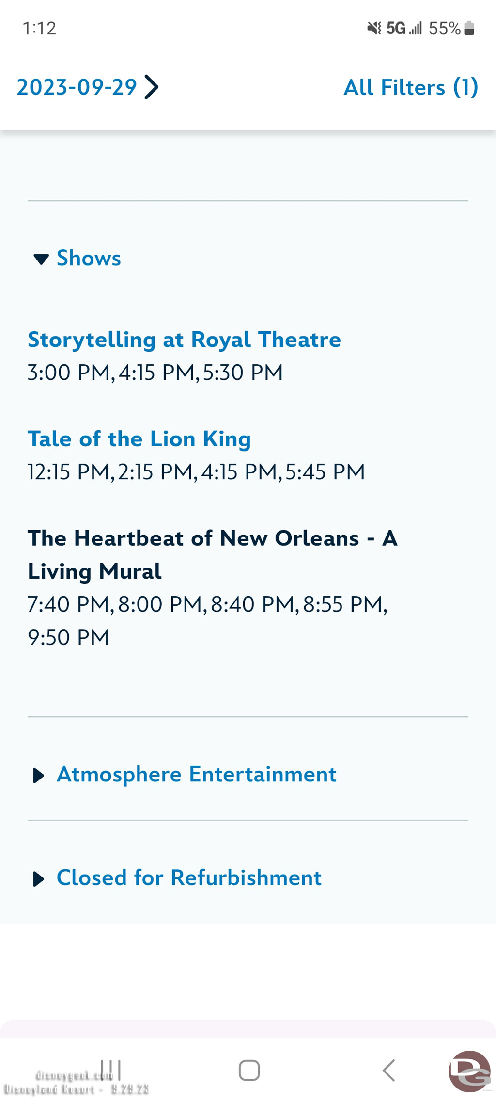 While eating lunch checked the website and showtimes for this evenings premiere showings of The Heartbeat of New Orleans - A Living Mural are listed now.