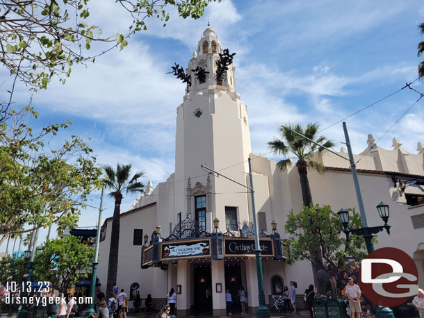 1:40pm - Carthay Circle Restaurant in Disney California Adventure