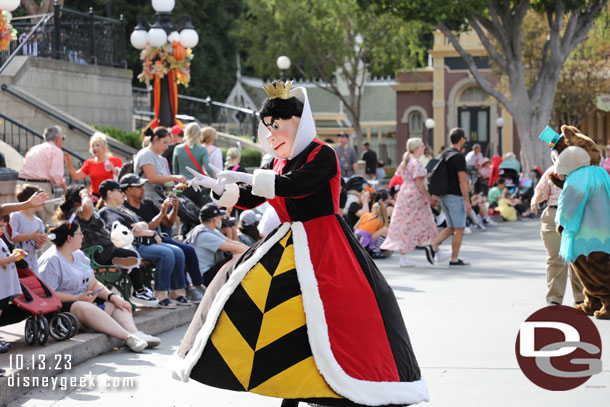 The queen of Hearts in Town Square