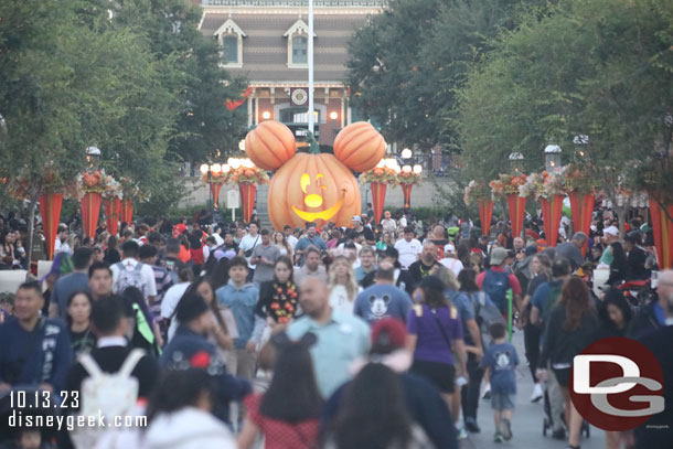 Main Street USA this evening