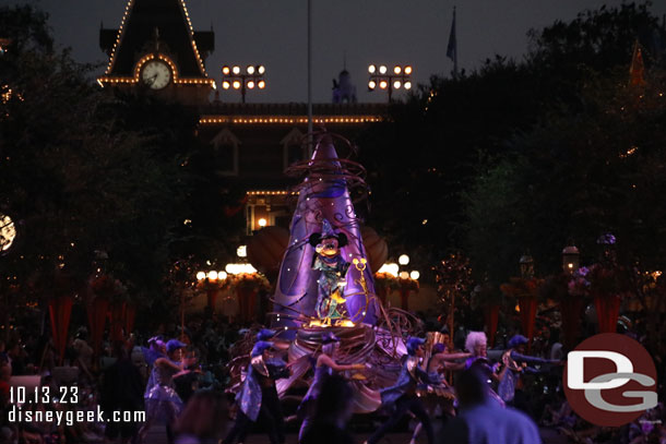 Time for Magic Happens. The parade will run through the weekend then be on Hiatus until next year.  A Christmas Fantasy Parade starts November 10th.