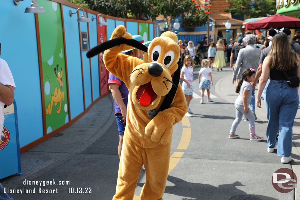 Crossed paths with Pluto in Mickey