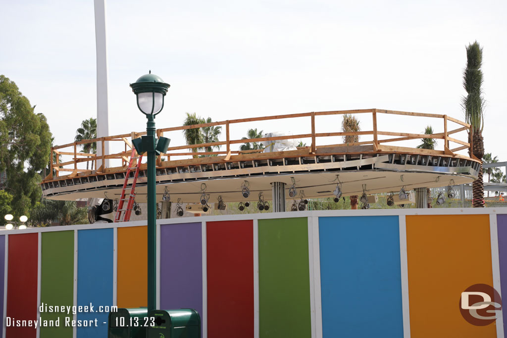 The stage area