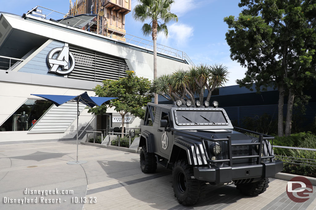 Passing through Avengers Campus