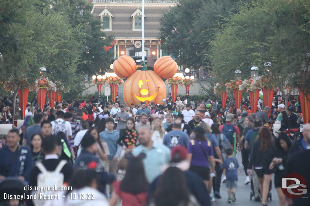 Main Street USA this evening