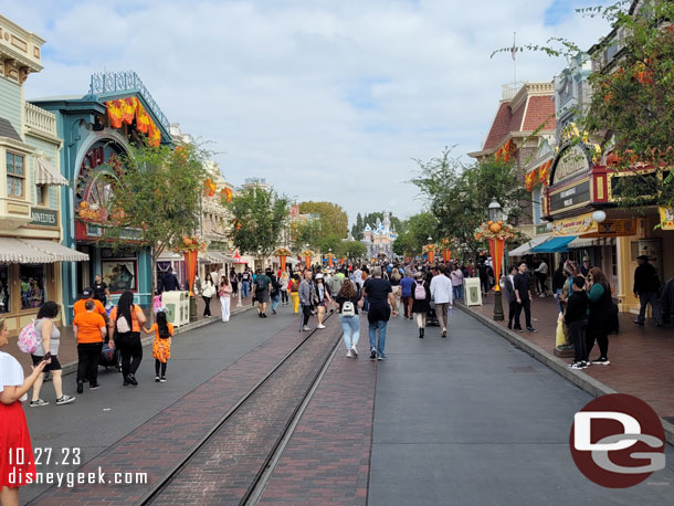 10:27am - Main Street USA