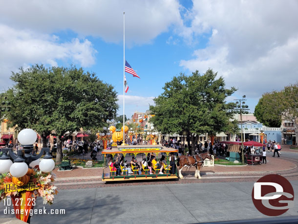 My view while I listened to the Dapper Dans