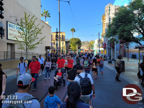 Sunset Blvd seemed busy.