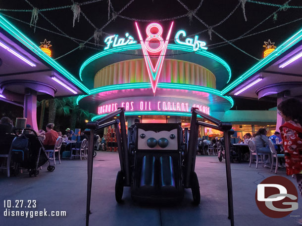 Cars Land Spider Car at Flo's V-8 Cafe